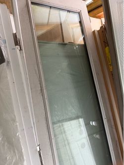 Exterior Full Glass Door 32x96