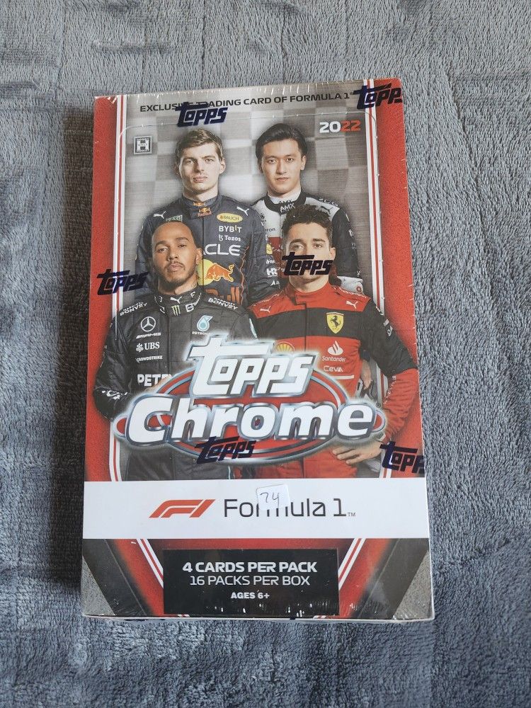 2022 Topps Chrome Formula 1 F1 Sealed Box
