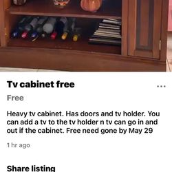 Free TV Cabinet 