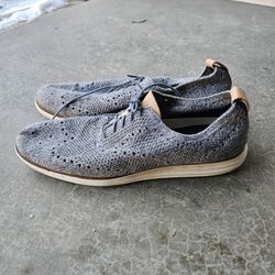 Cole Haan ØriginalGrand Knit Oxford Sneakers Men’s Size 14 Blue