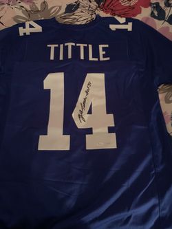 Y. A. Tittle-Autographed
