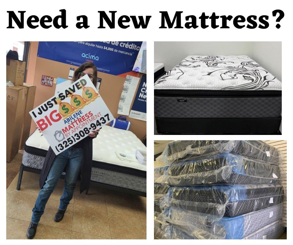 King/Queen/Full/Twin mattresses available TODAY!!