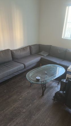 Brown sofa