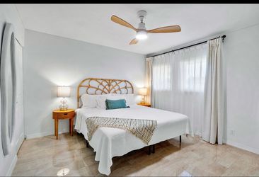 Rattan King Headboard