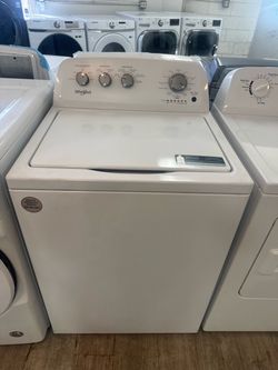 Whirlpool Washer With Warranty
