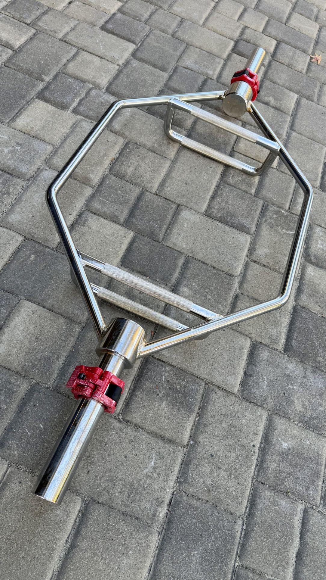 Olympic HEX Barbell With Lock Collars