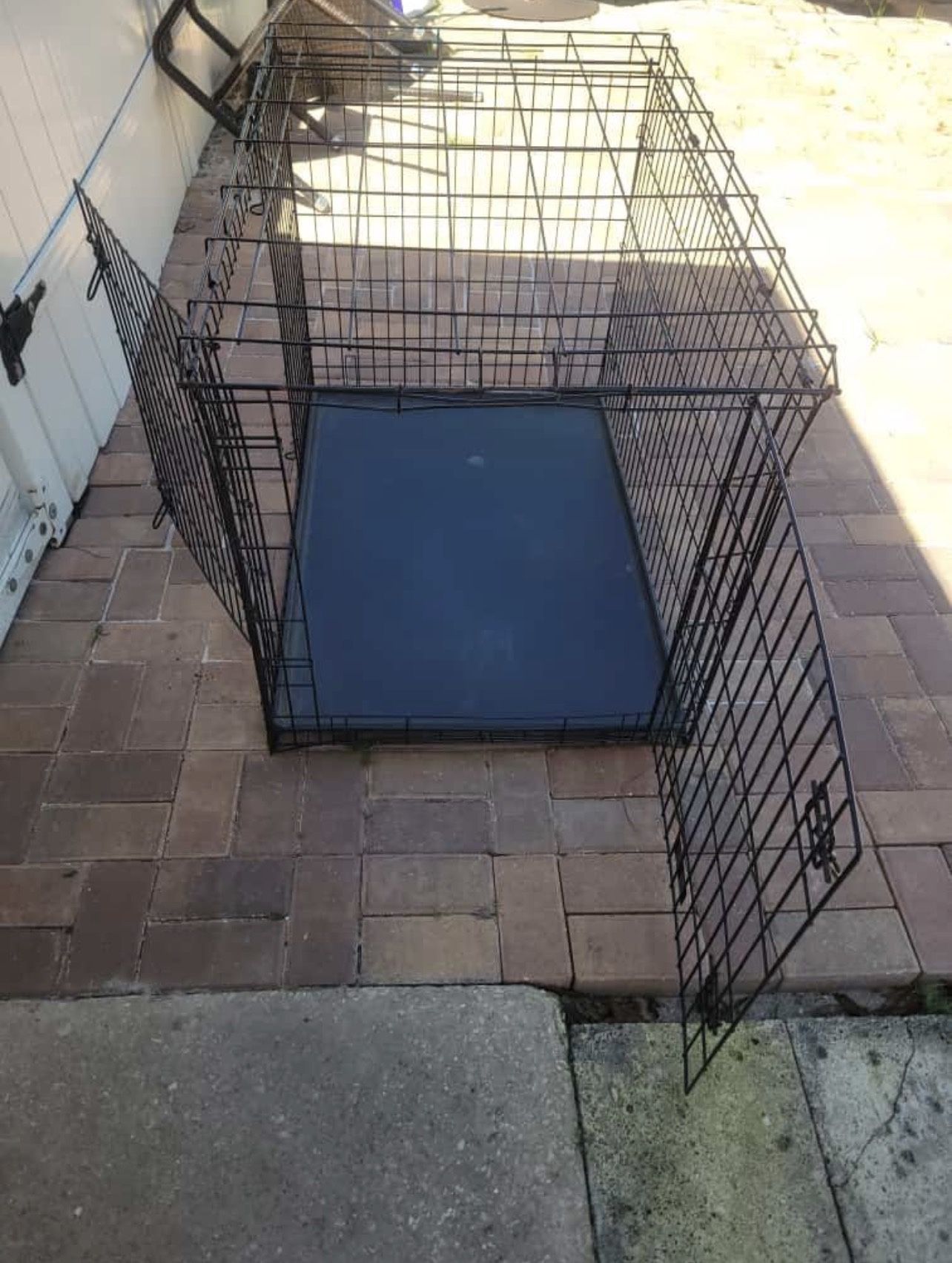 2 door medium dog cage 