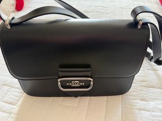 Coach Black Leather Crossbody Bag