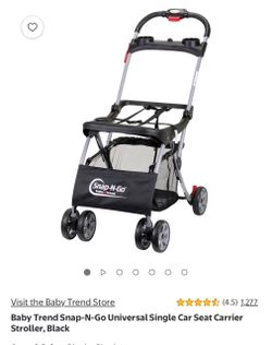 Baby Trend Snap-N-Go Car Seat Carrier Stroller