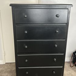Black dresser