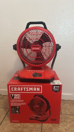 Craftsman fan + charger battery set