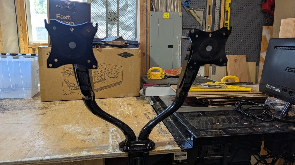 Dual Monitor Mount.