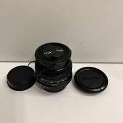 Minolta Md 50mm f/1.7 Lens Rokkor-x, Lens Made In Japan