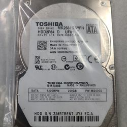 Hard Drive Toshiba SATA 250 GB for LapTop