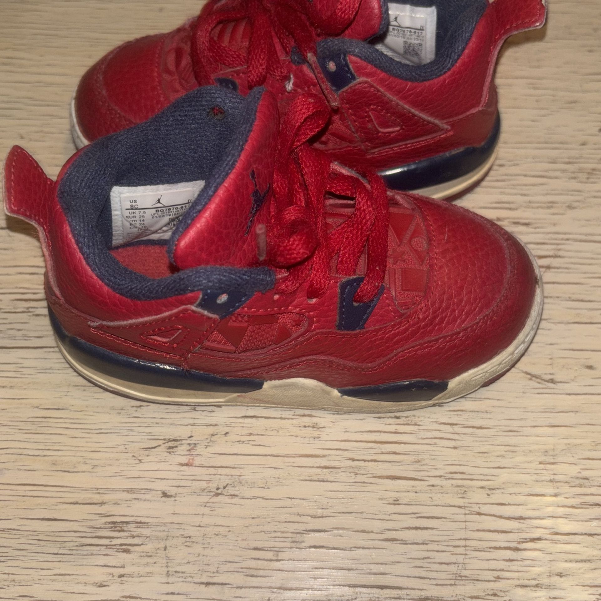 Toddler Jordan 4 Retro 8c $40