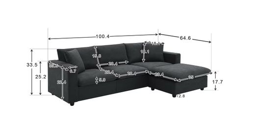 Black couch