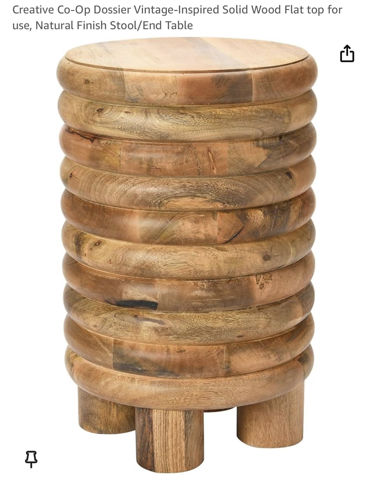 Sturdy Wooden Stool