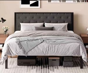 King Size | Platform Bed + Mattress