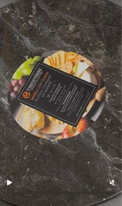Marble lazy Susan