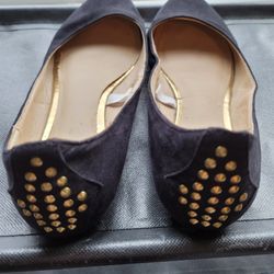 Mossimo Black Flats With Studded Backs