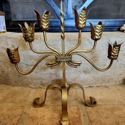 1950's Italian Tole Candelabra-Candleholder