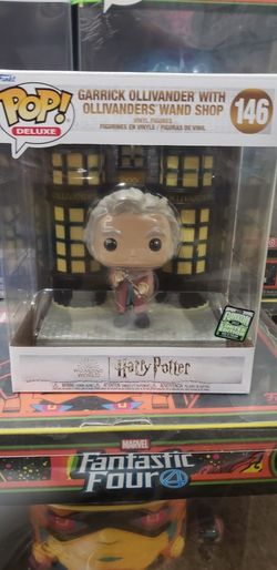 Funko Pop Deluxe Ollivander with Wand Shop Funkon HQ Exclusive Harry Potter 