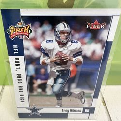 (4) Troy Aikman Cards 