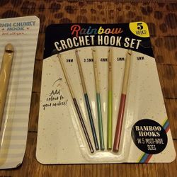 #Crochet #Hooks #Bamboo #Crochet #Set