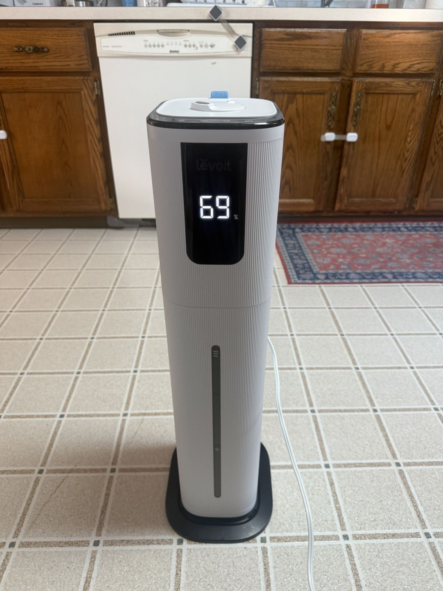 OasisMist 1000S (10L) Smart Humidifier for Home Large Room Bedroom, Last 100 Hours Suitable for Indoor Plant, Cover up to 600ft², Easy Top Fill, Remot