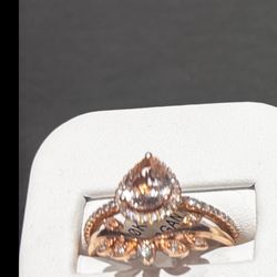 Engagement Ring, Wedding Band W/ Lifetime Protection Plan