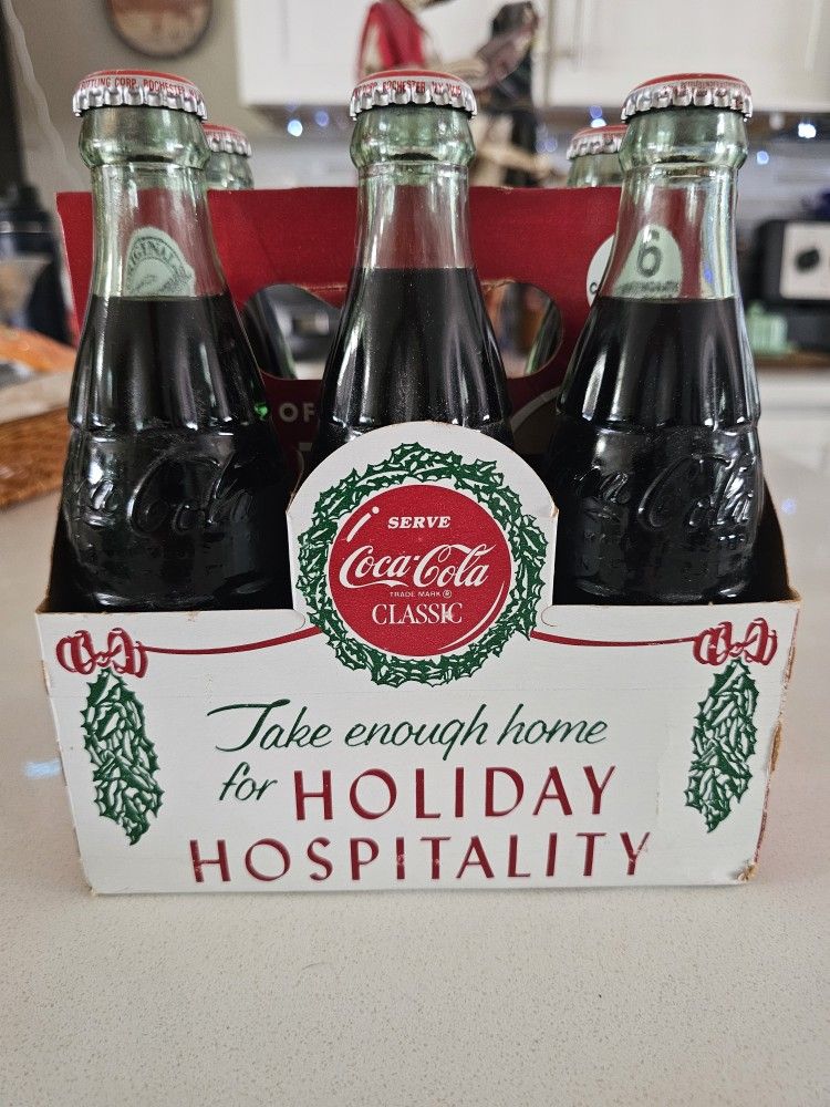 Vintage Coca-Cola 1988 Six Pack