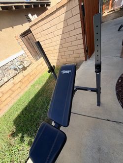 Fitness Gear Weight Bench with Squat Rack