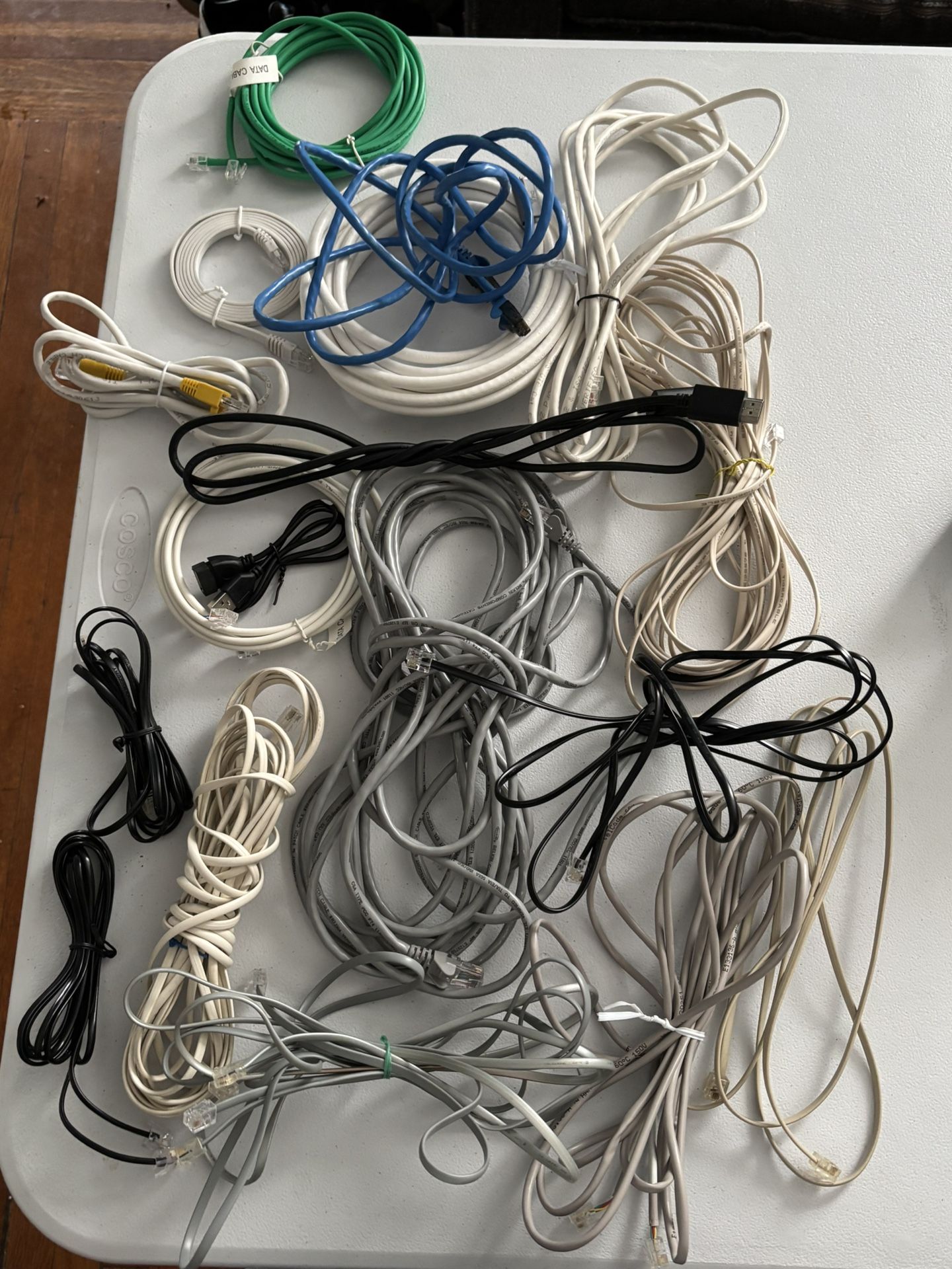 A Bunch Of Wires And Cables Shoot Me Your Best Offer!
