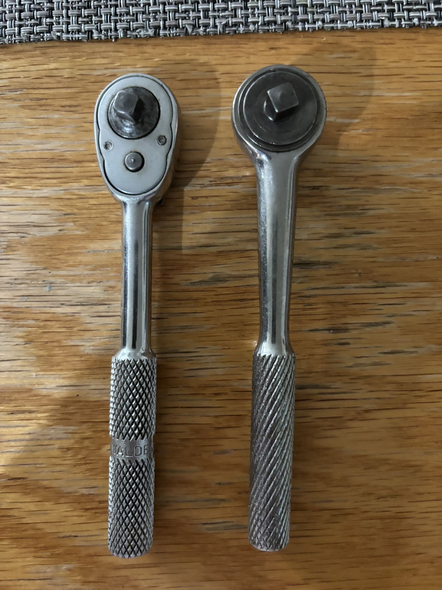 USA Made Bonney And Walden 1/4” Drive Ratchets