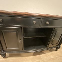 Black Wood Dresser 