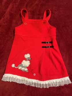 Poodle dress size 18 months