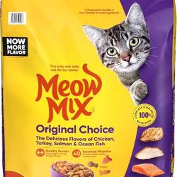 Meow Mix Original Choice Dry Cat Food, 30-lb bag

