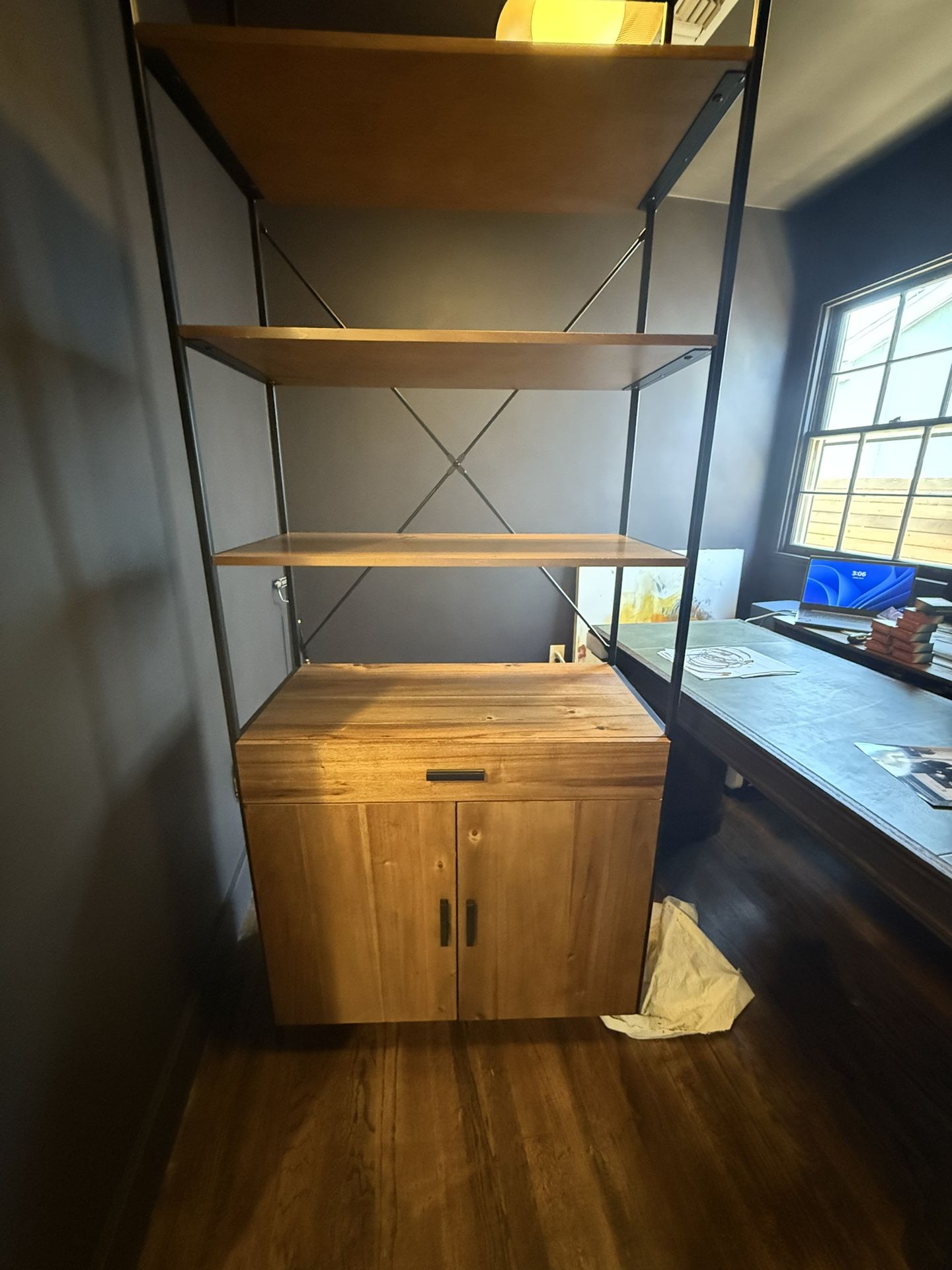 Modern Industrial Cabinet & Shelving Unit