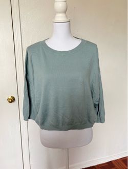 Gap Design & Crafted women’s soft green 100% Cotton top size XL