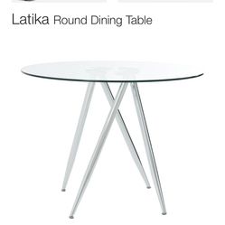 Dinning Table With 1 Red Chair