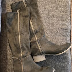 Black Suede Boots