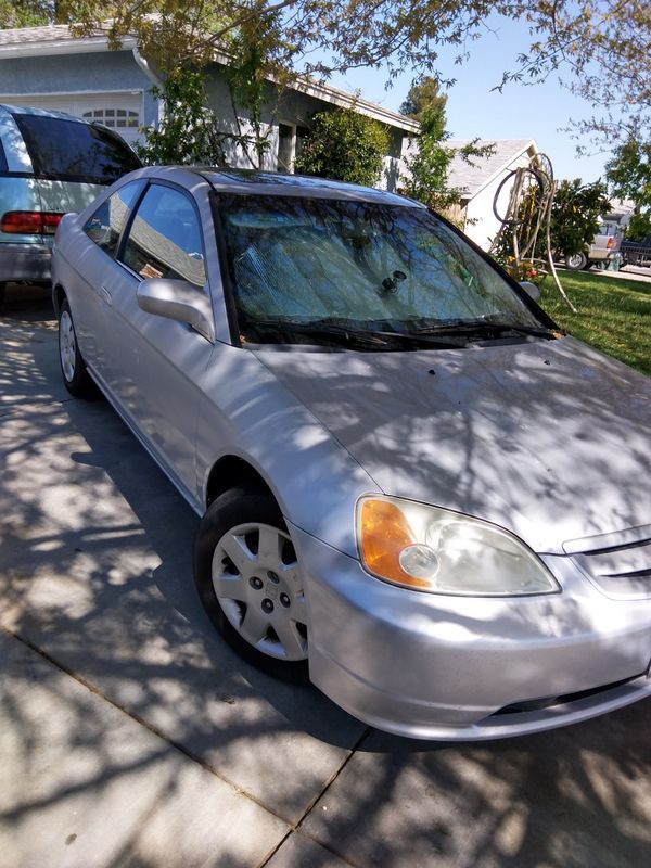 2001 Honda Civic manual transmission low miles everything works ..2500