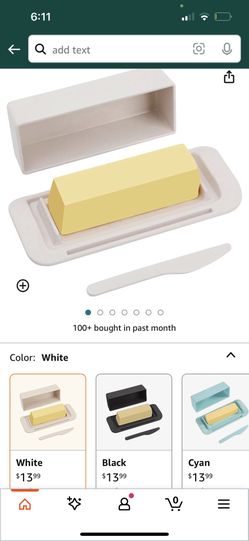 Butter Dish With Lid And Butter Knife