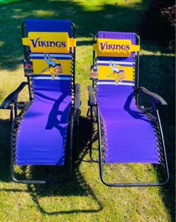 Minnesota Vikings Zero Gravity Chairs – Set of 2