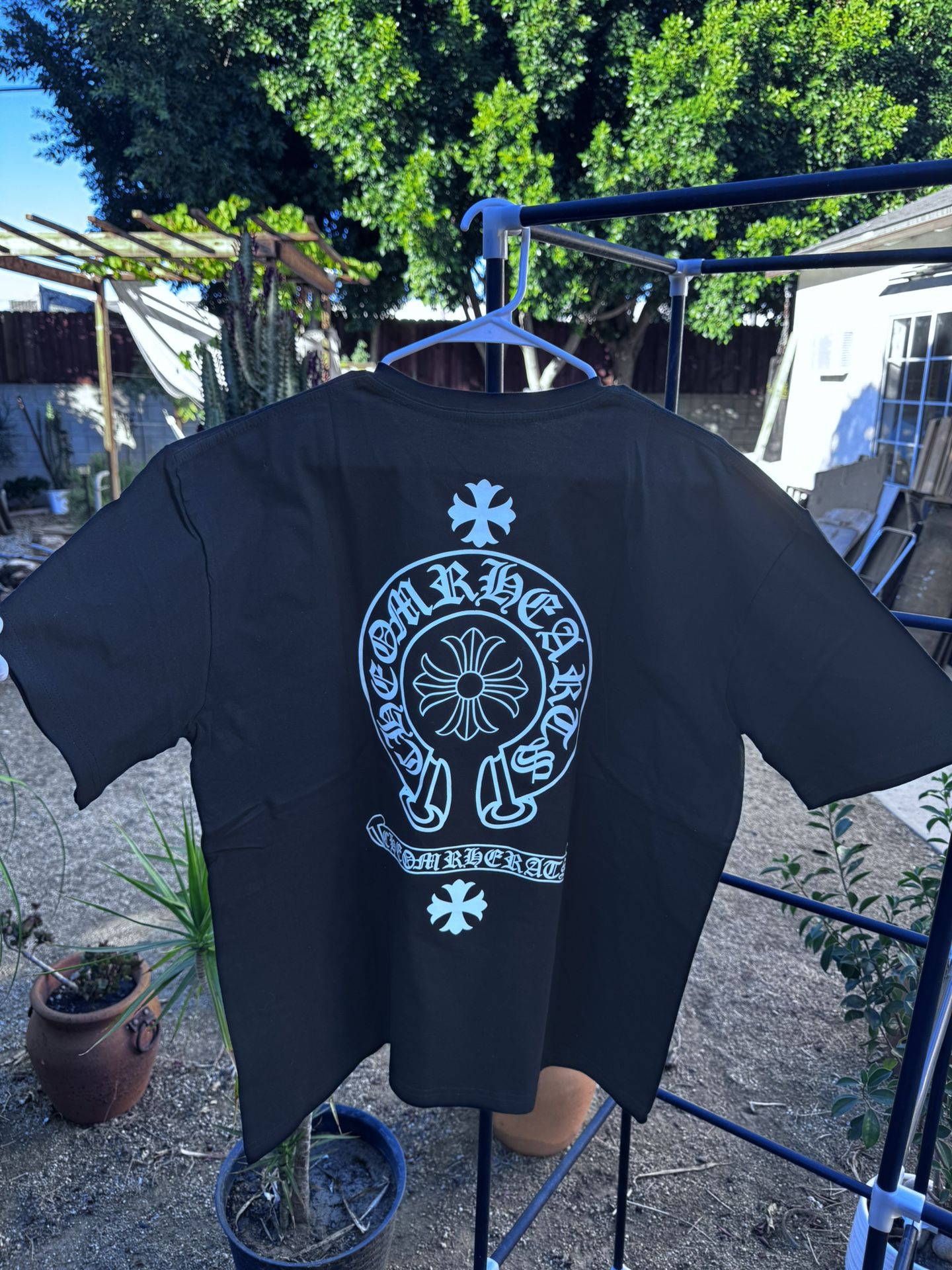 Chrome Hearts Black Cotton T Shirt
