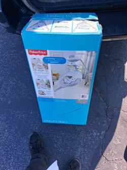 Fisher price cradle and swing new