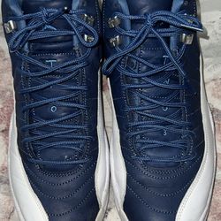 Jordan retro 12 "indigo blue" Size 10.5 good condition