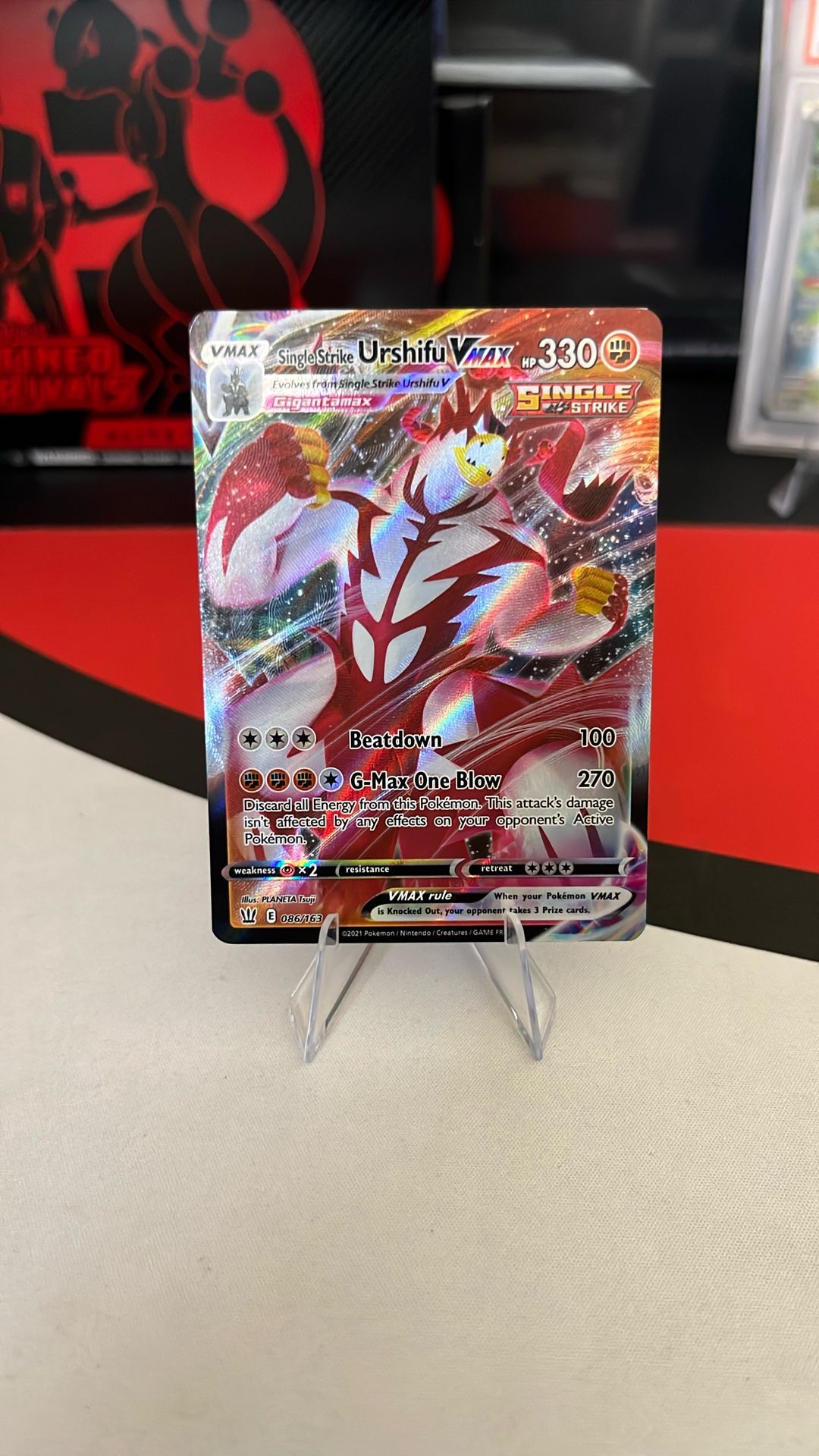 Pokemon Single Strike Urshifu Vmax