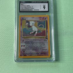 Pokemon Mew 2000 Black Star Promo CGC 9
