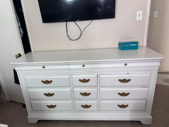 White DRESSER